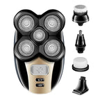 5 in 1 Electric Rotary Shaver Waterproof Beard Trimmer and Grooming Kit