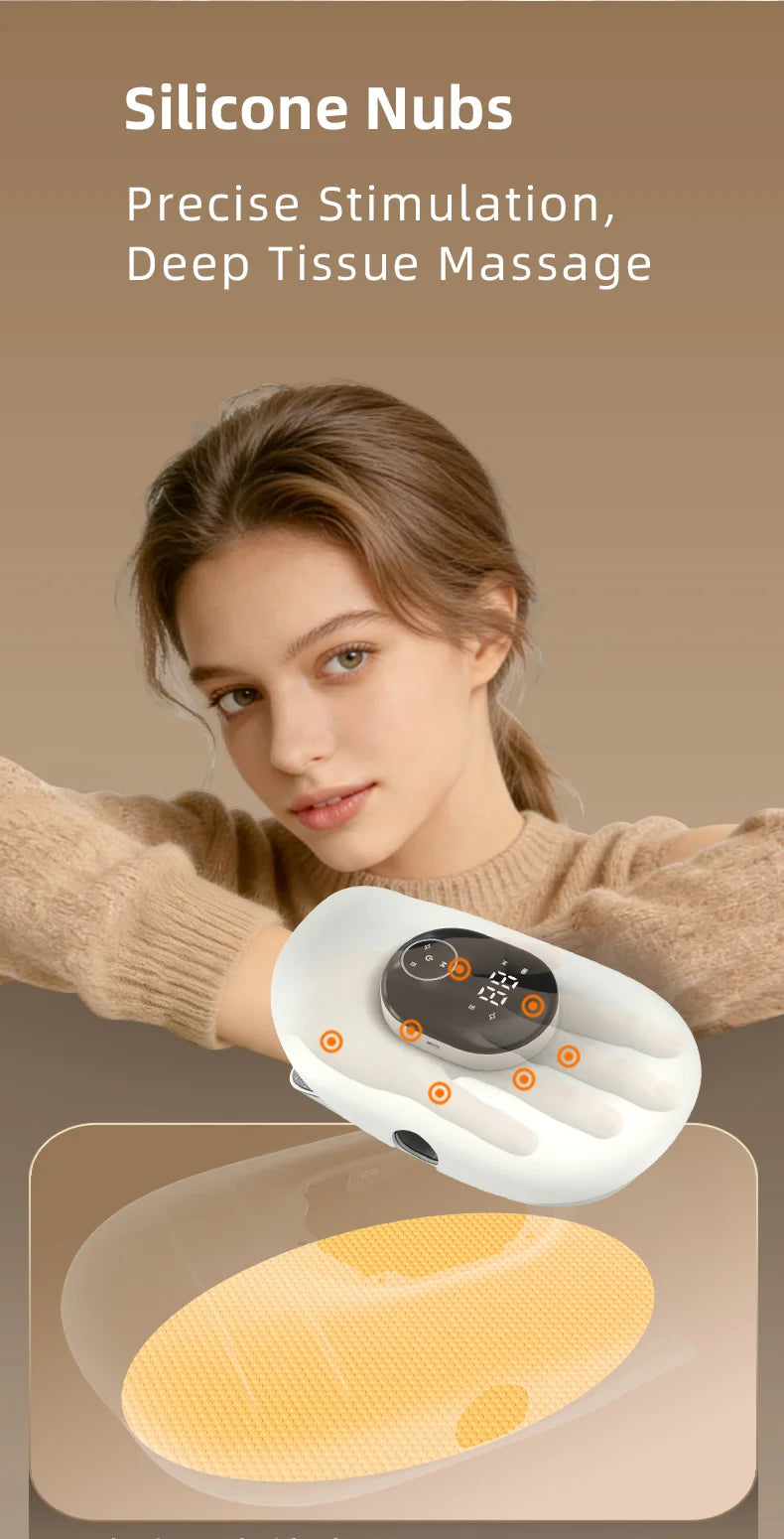 Wireless Heated Hand Massager with Air Compression