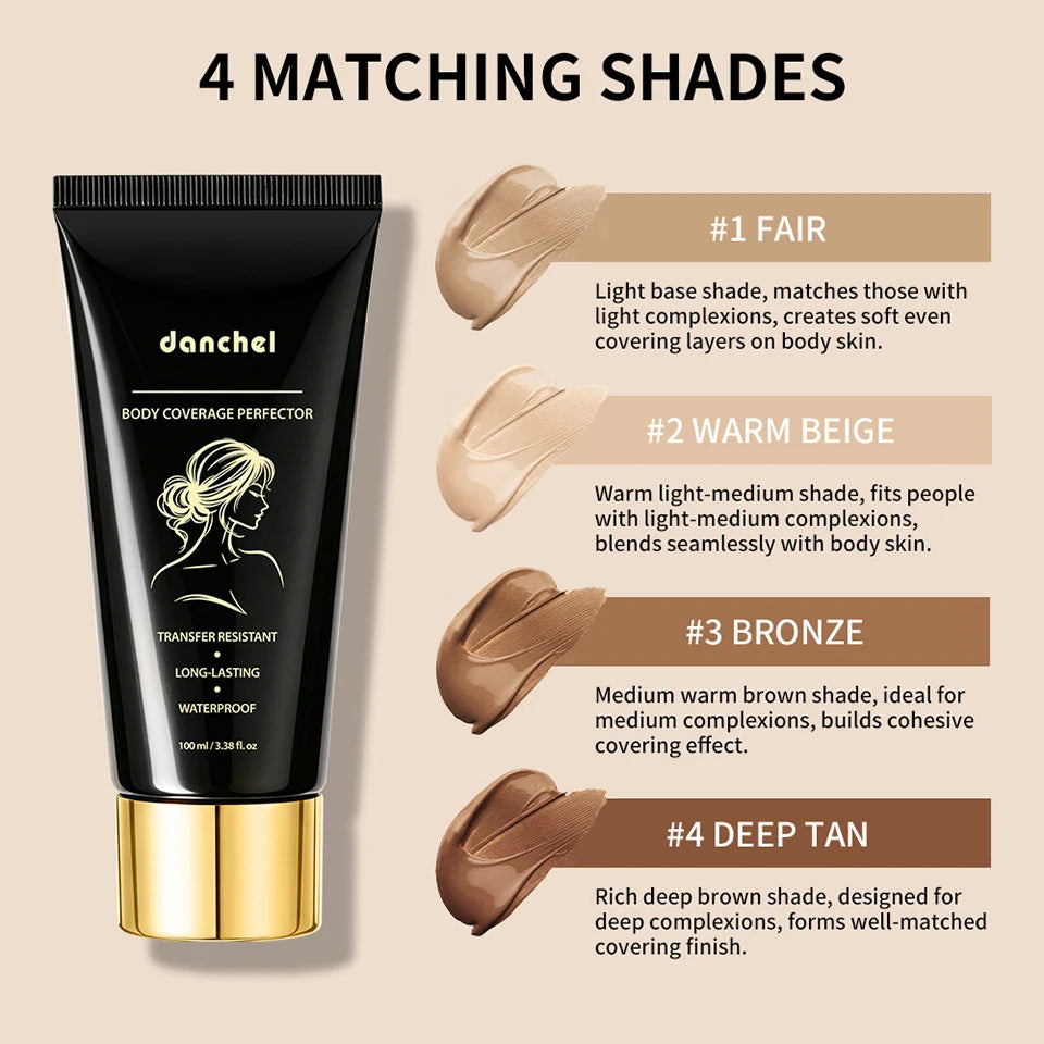 Waterproof Full Body Concealer for Tattoos and Scars