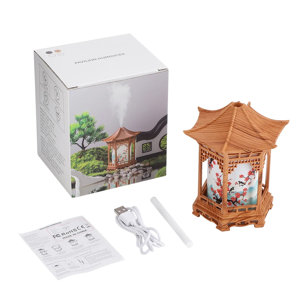 Oriental Pavilion Desktop Humidifier with Night Light - 15