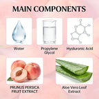 Yuitikue Peach Vanilla Deodorant Spray 72H Long Lasting Body Odor Control