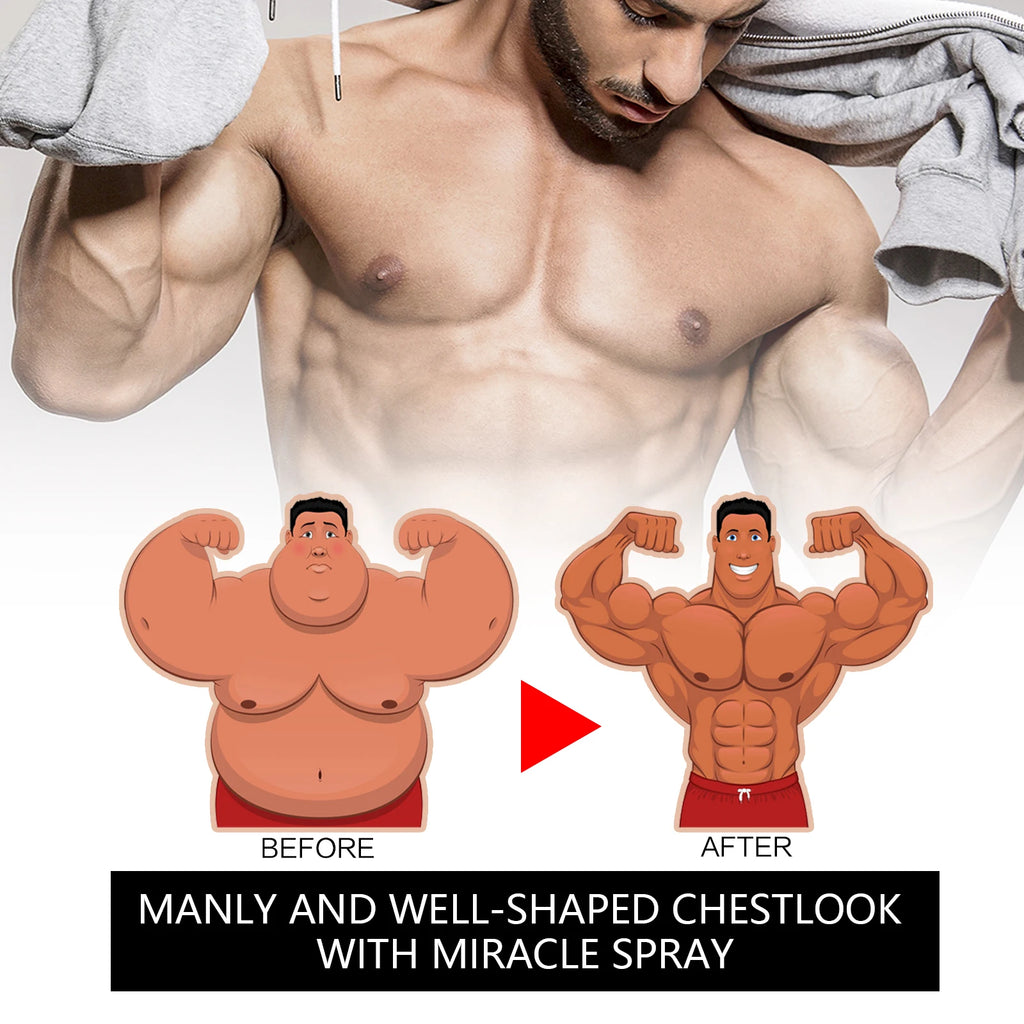 Chest Firming and Muscle Sculpting Spray for Men