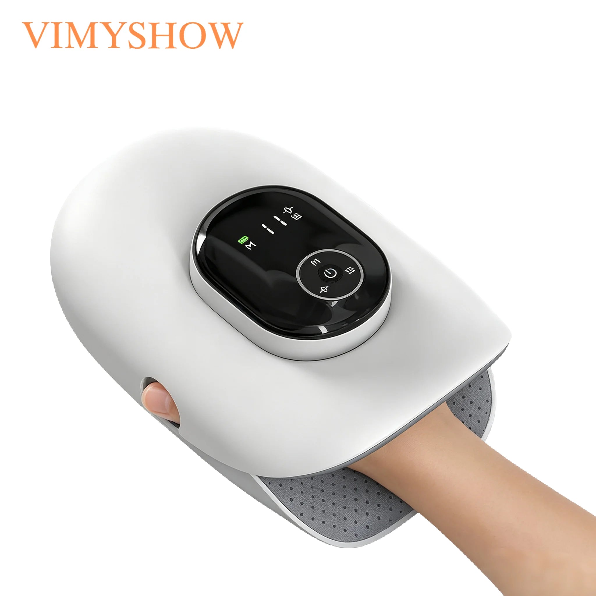 Cordless Hand and Finger Massager with Heat and Compression - 1
