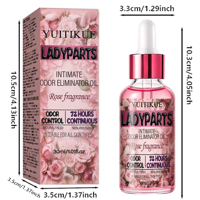YUITIKUE Rose Intimate Care Oil Women Private Body Refreshing Essence 30ml