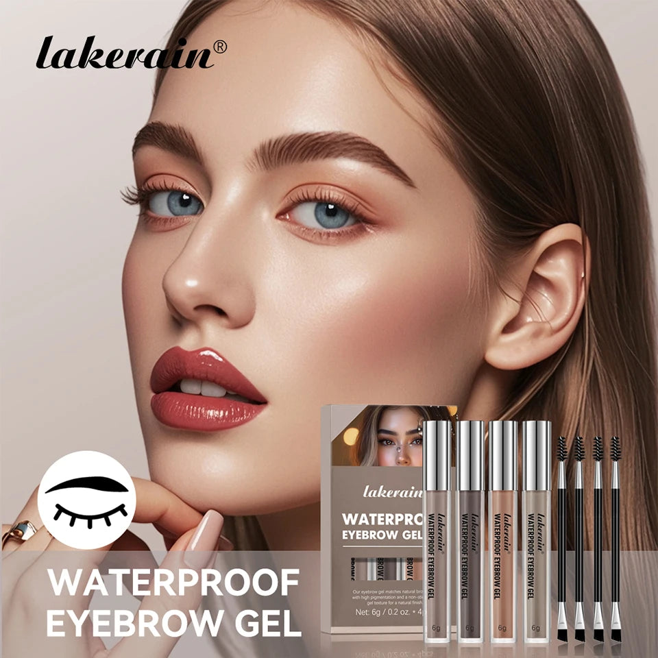 Long-Lasting Waterproof Eyebrow Tint Gel Set - 7
