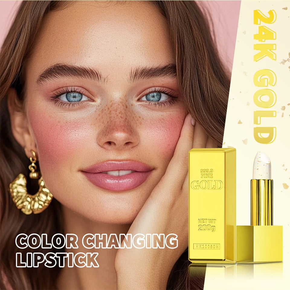 24K Gold Color Changing Moisturizing Lip Balm