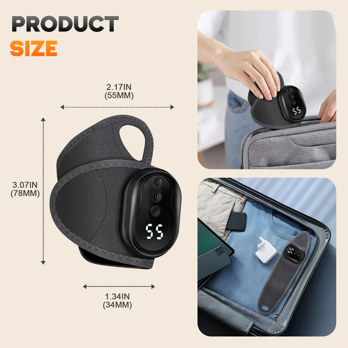 Vibration Ankle and Wrist Massager Wrap