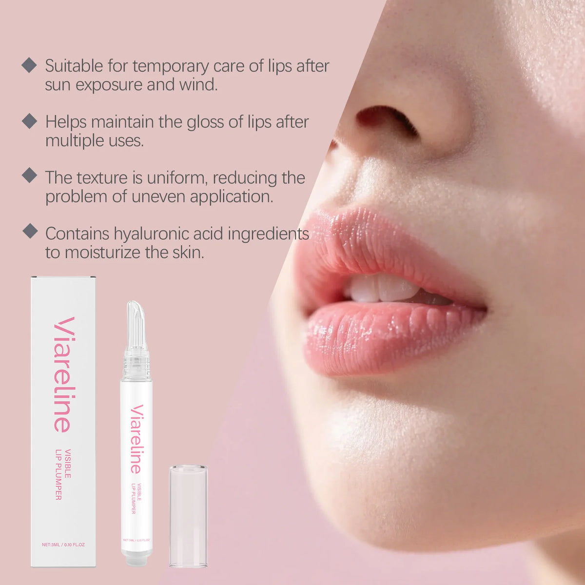 Hydrating Lip Plumper Serum for Smooth and Fuller Lips