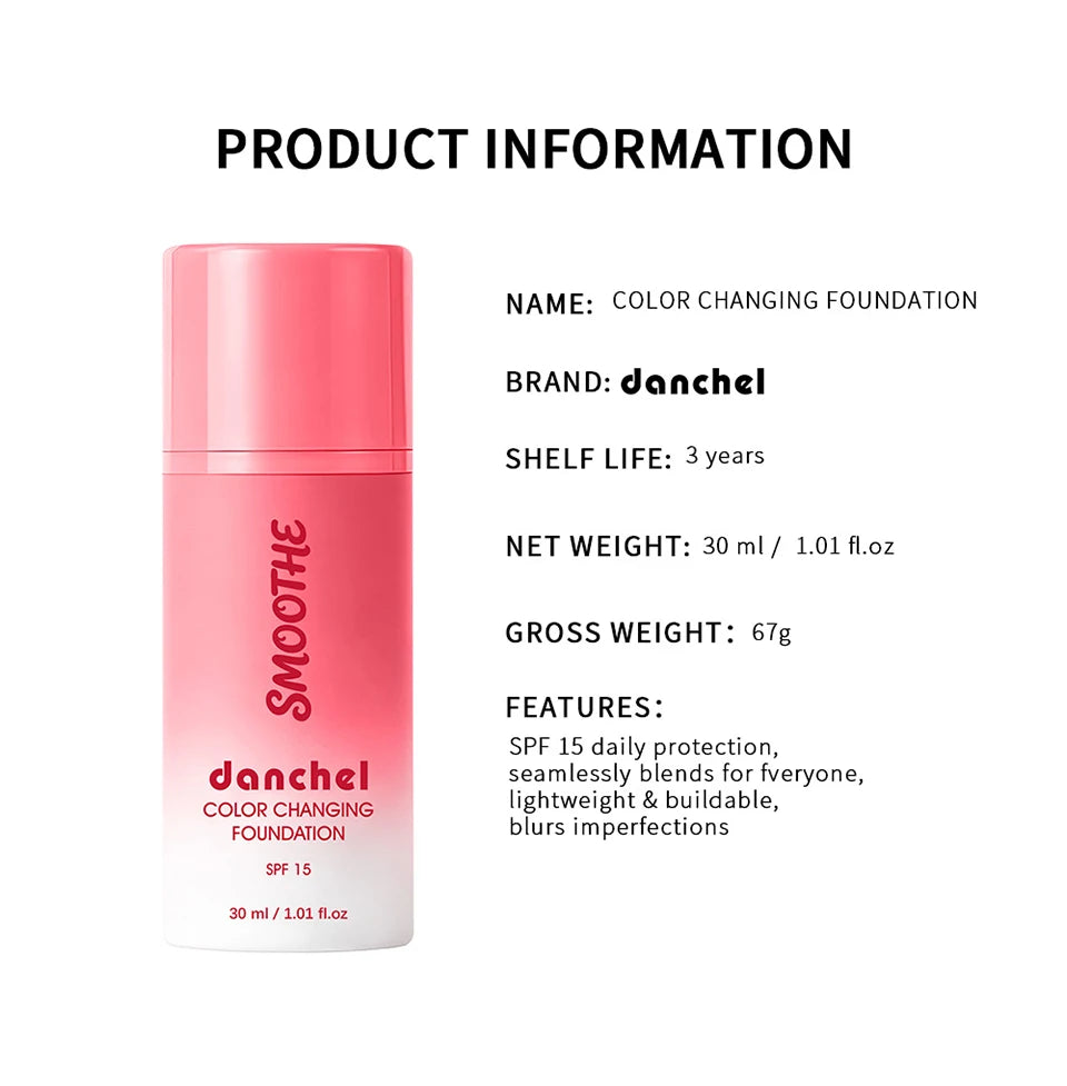 Color-Changing Foundation for Flawless Radiant Skin