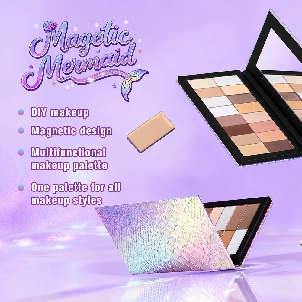 Magnetic DIY Multi-Use Makeup Palette for Eyeshadow and Face
