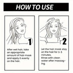 Keratin Hair Mask Deep Conditioning Repair Cream for Dry Frizzy Hair