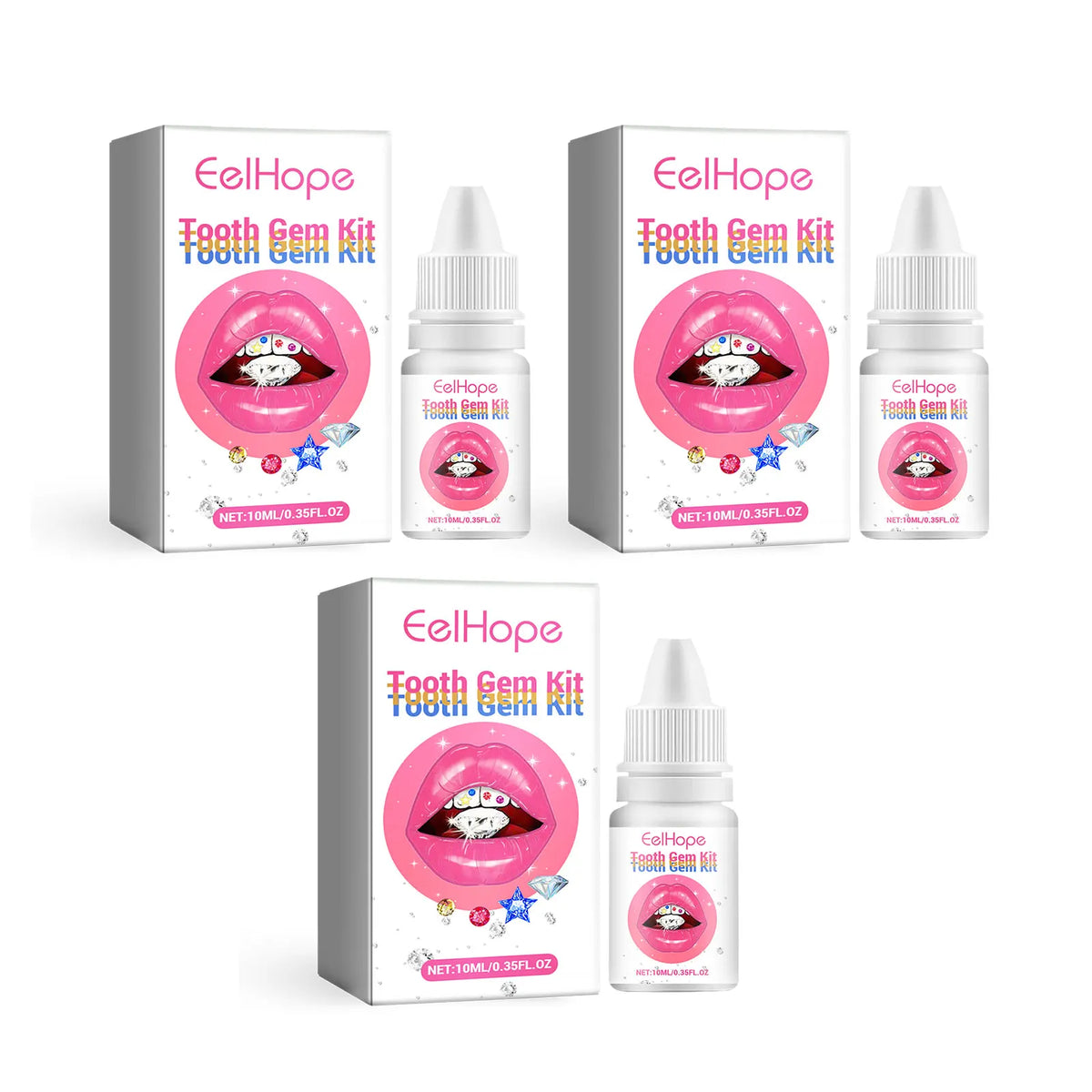 DIY Tooth Gem Kit for Sparkling Teeth Jewelry