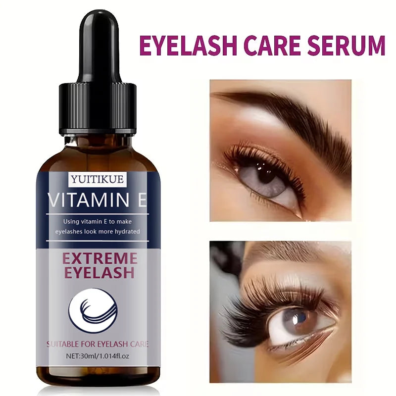 YUITIKUE Vitamin E Eyelash Serum Growth and Hydrating Lash Treatment