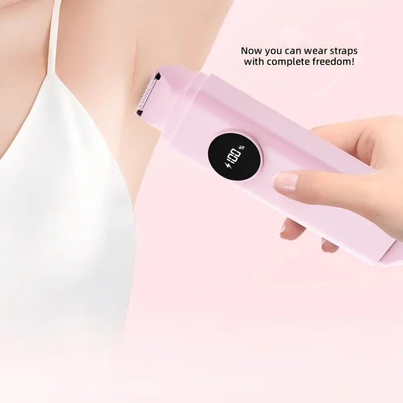 2-in-1 Painless Electric Hair Trimmer for Face and Body - 11