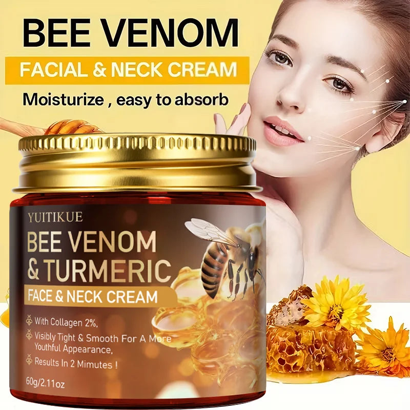 Bee Venom and Turmeric Collagen Face and Neck Firming Cream