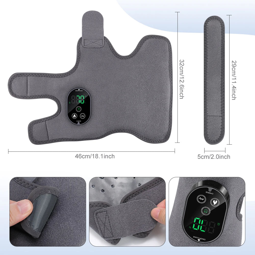Heated Vibration Ankle and Calf Massage Wrap