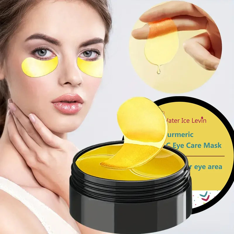 Turmeric Vitamin C Eye Mask Dark Circle Remover and Anti Wrinkle Patches - 1