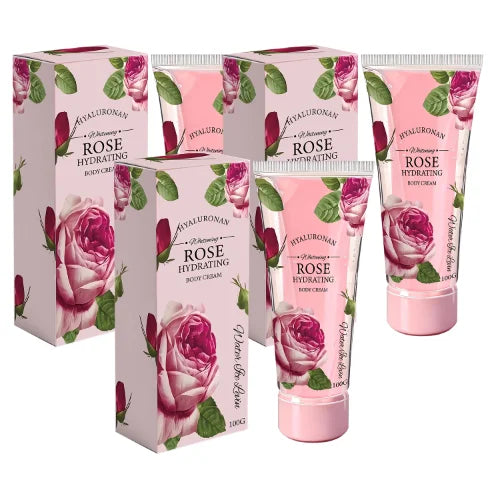 Water Ice Levin Rose Body Cream Hydrating Firming Moisturizer - 8
