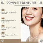 Comfortable Realistic Silicone Dentures for Daily Smile Support