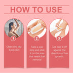 Full Body Hair Removal Wax Strips for Smooth Skin