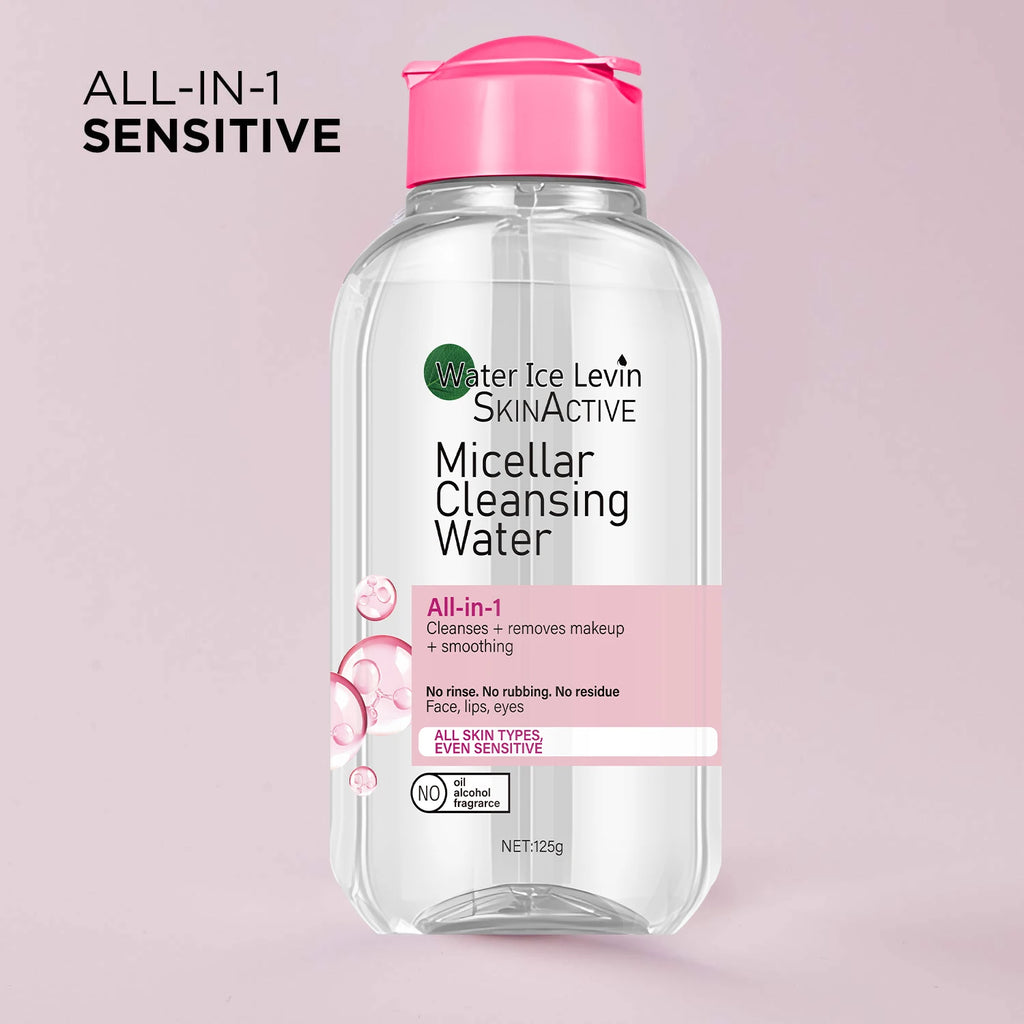 3-in-1 Micellar Cleansing Water Makeup Remover and Facial Toner