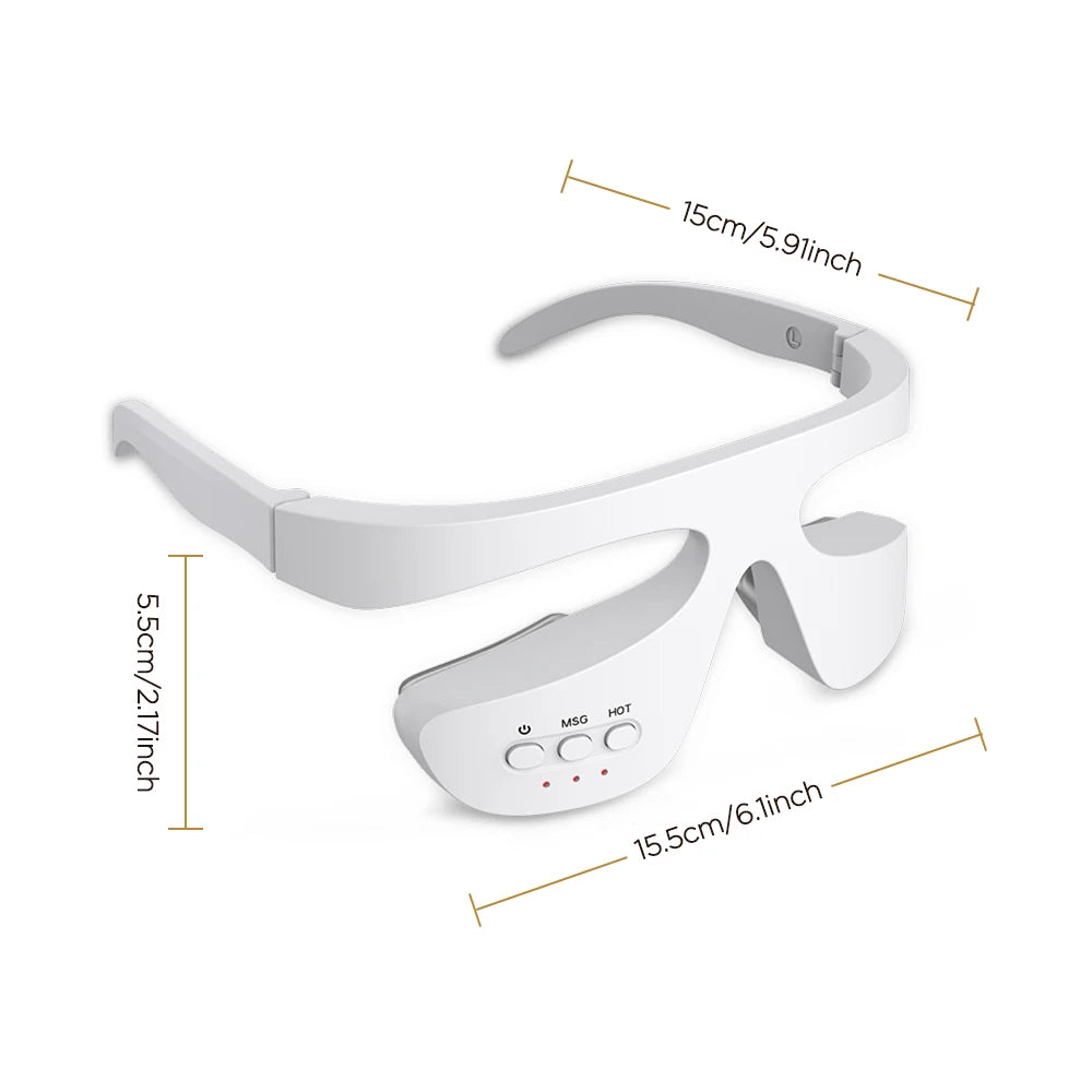 3D LED Red Light Therapy Eye Massager for Fatigue and Dark Circles - 22