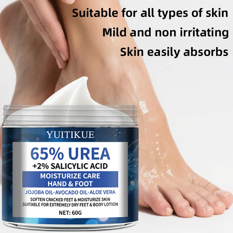 YUITIKUE 65% Urea Foot Cream Cracked Heel Repair Moisturizing Treatment - 6