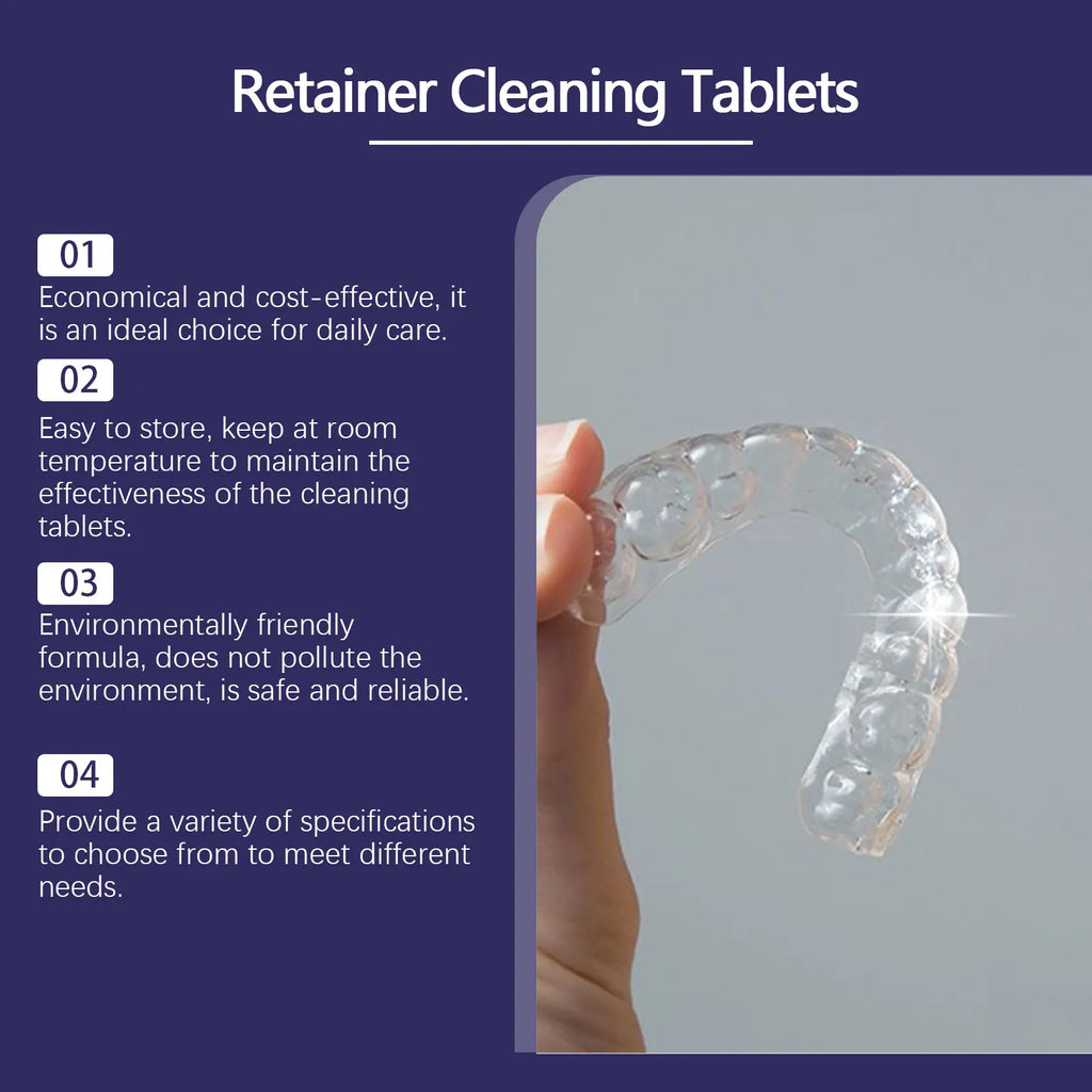 Effervescent Denture and Retainer Cleaning Tablets