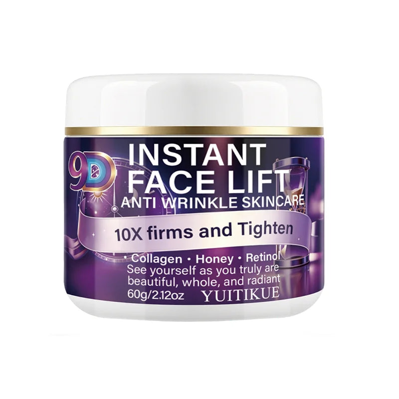 YUITIKUE 9D Face Lift Cream Collagen Retinol Anti Wrinkle Moisturizer