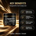 YUITIKUE Men's Hair Removal Cream - Painless Body Hair Remover