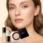 Face Concealer and Matte Setting Powder Makeup Set