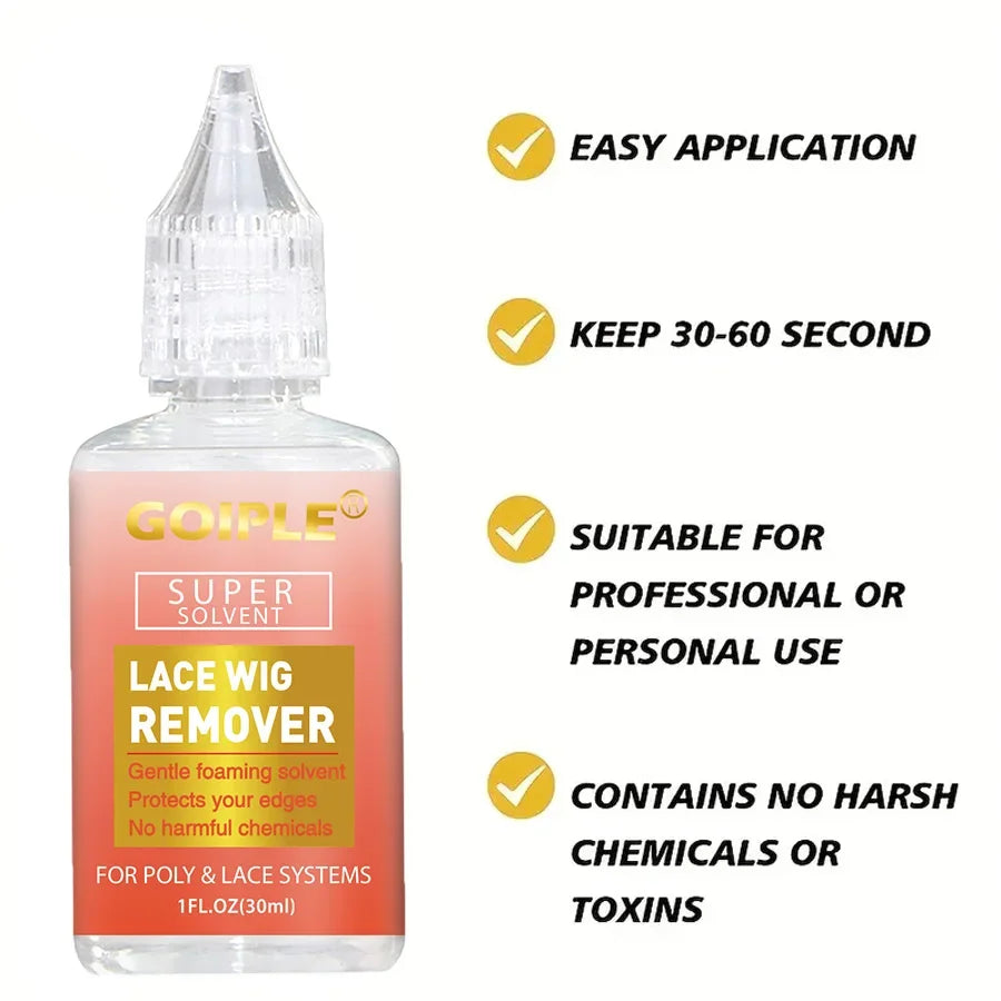 Lace Wig Installation Set with Melting Spray Adhesive Wax and Remover