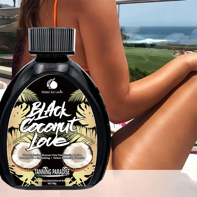 Black Coconut Love Tanning Lotion Moisturizing Bronzing Cream 100g