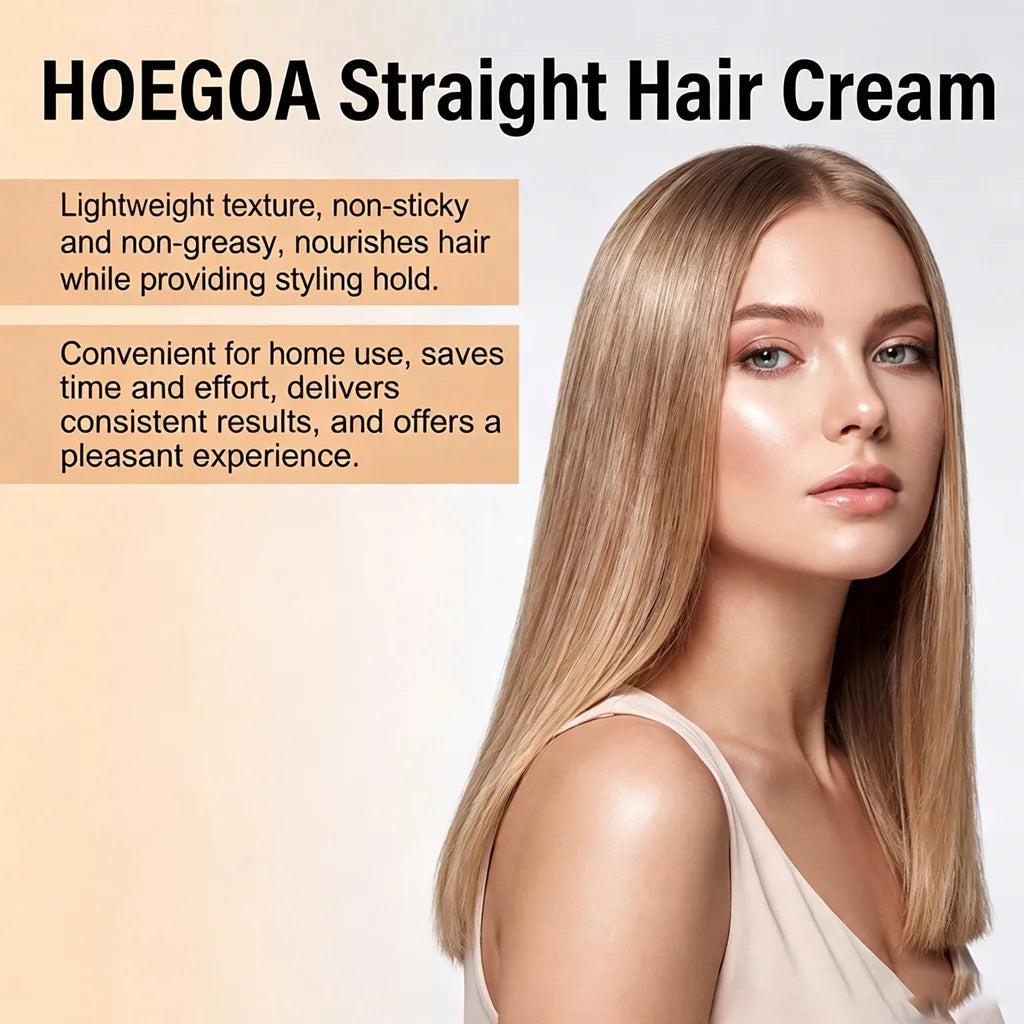 One-Step Hair Straightening Cream with Built-In Comb - 10