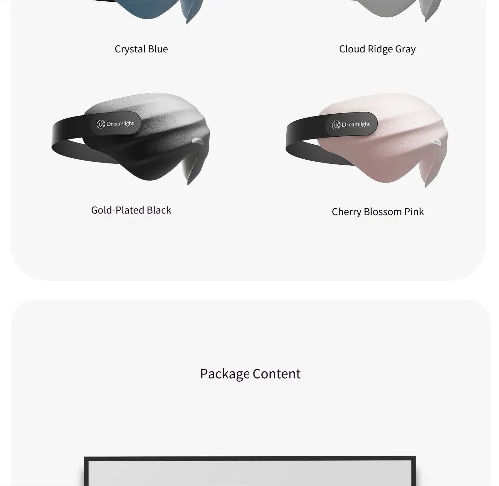 Dreamlight 4S Pro Memory Foam Sleeping Eye Mask Light Blocking Sleep Aid