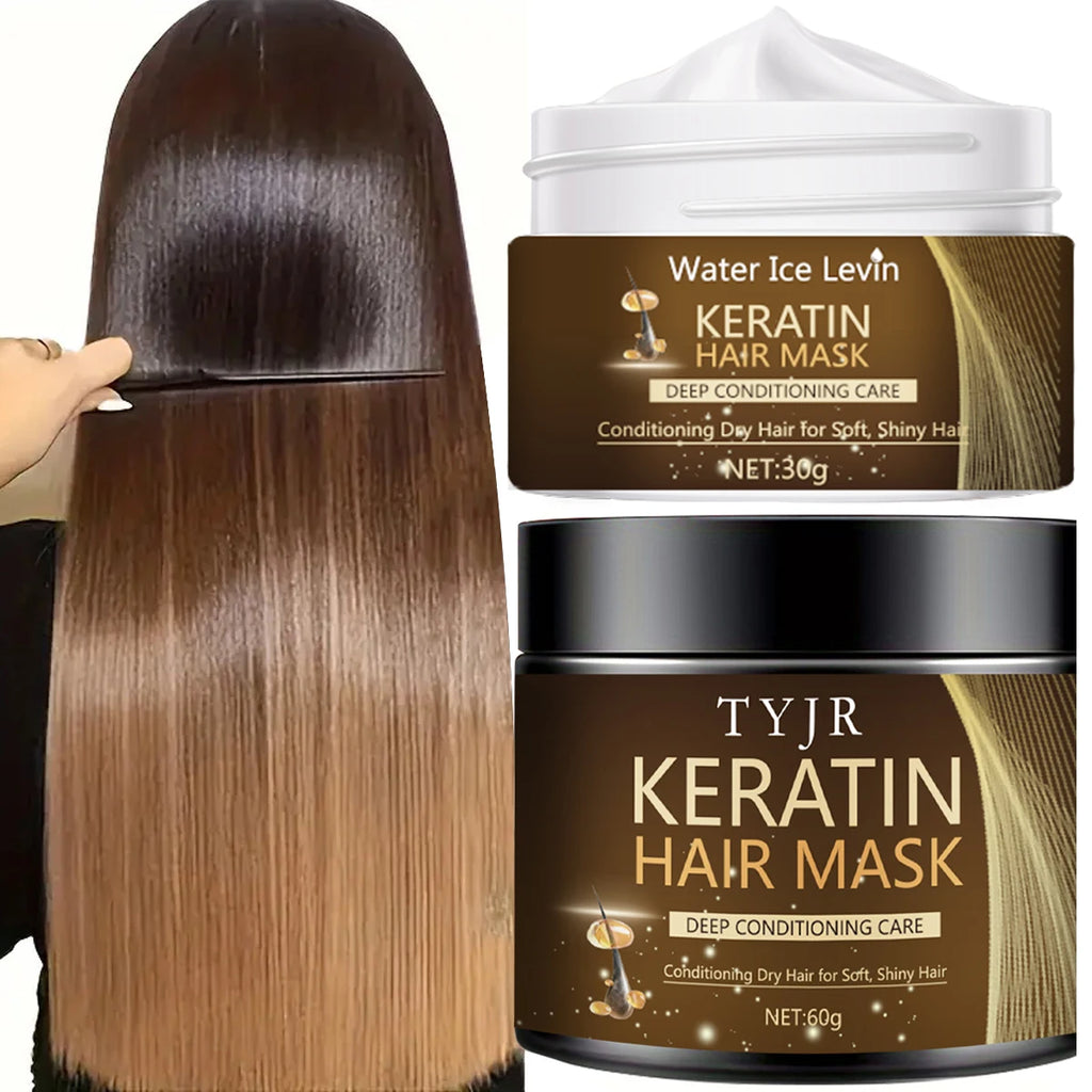 Keratin Hair Mask Deep Conditioning Repair Cream for Dry Frizzy Hair