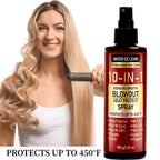 10-in-1 Keratin Collagen Hyaluronic Acid Heat Protect Hair Spray 100g