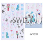 3D Christmas Cartoon Nail Art Stickers