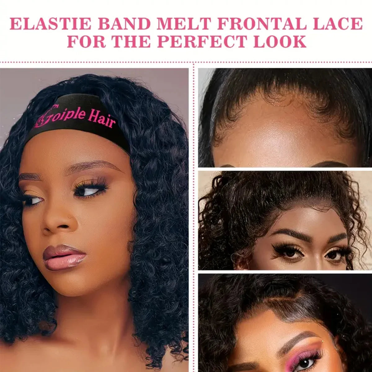 Goiple Lace Wig Bonding Kit Waterproof Glue Wax Stick and Remover Set - 34