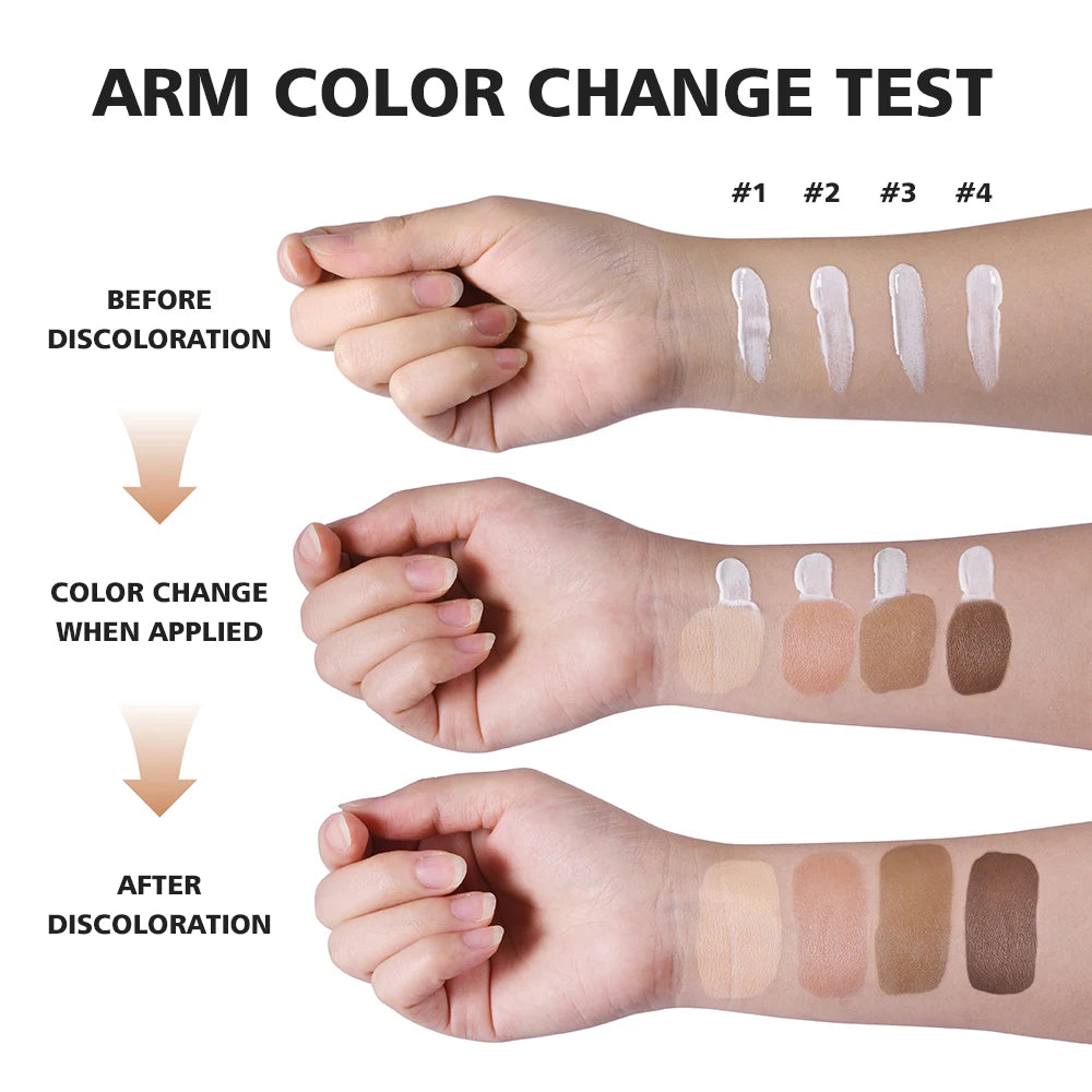 Color-Changing Liquid Foundation for Flawless Skin Tone