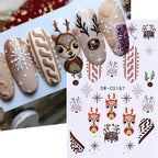 3D Christmas Cartoon Nail Art Stickers
