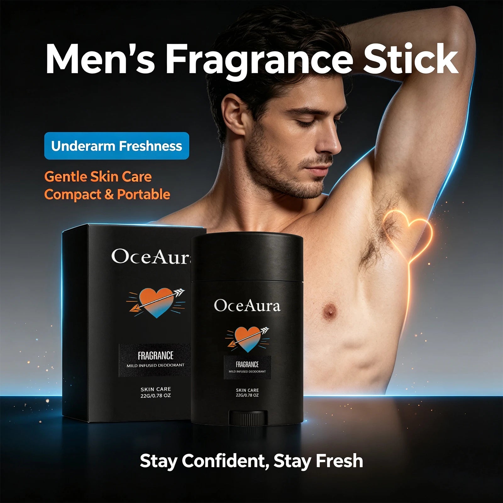 Long-Lasting Men's Deodorant Stick for Odor Control - 6