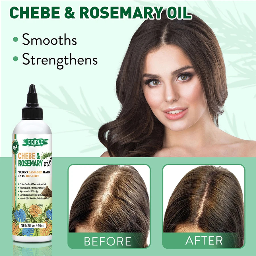 60ml Chebe and Rosemary Hair Oil Strengthening Treatment