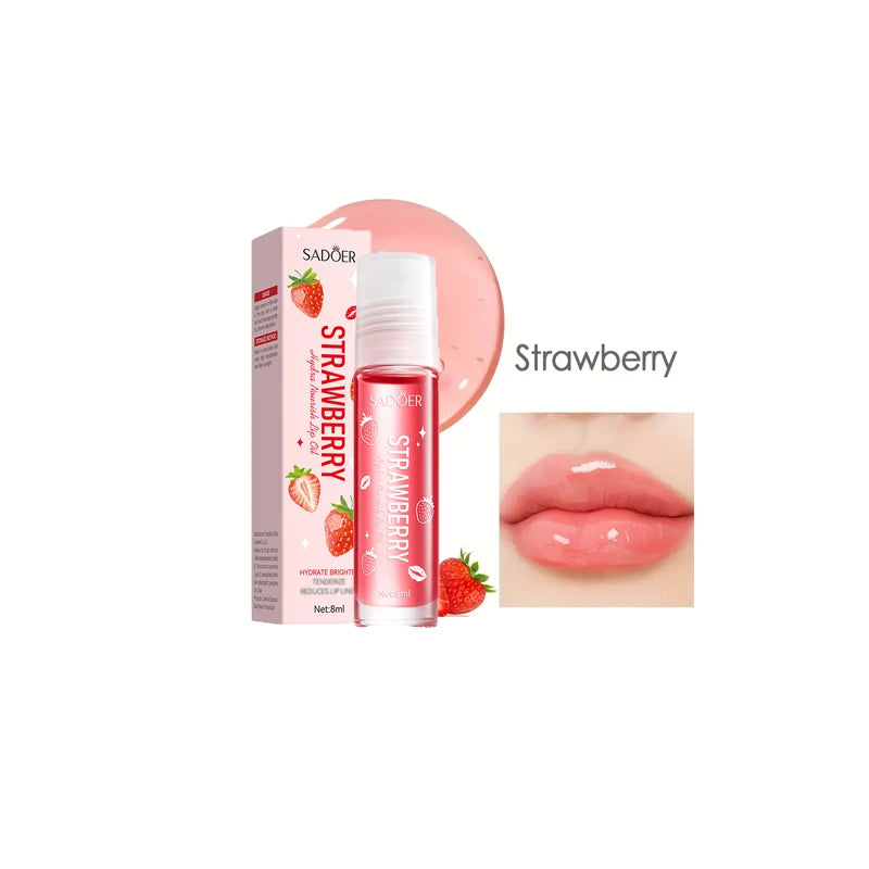 Sadoer Fruit Essence Lip Oil Moisturizing Lip Gloss Hydrating Care - 19
