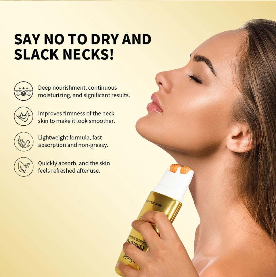 Firming and Lifting Neck Cream with Roller Applicator