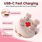 Electric Waterproof Scalp Massager for Hair Growth and Relaxation