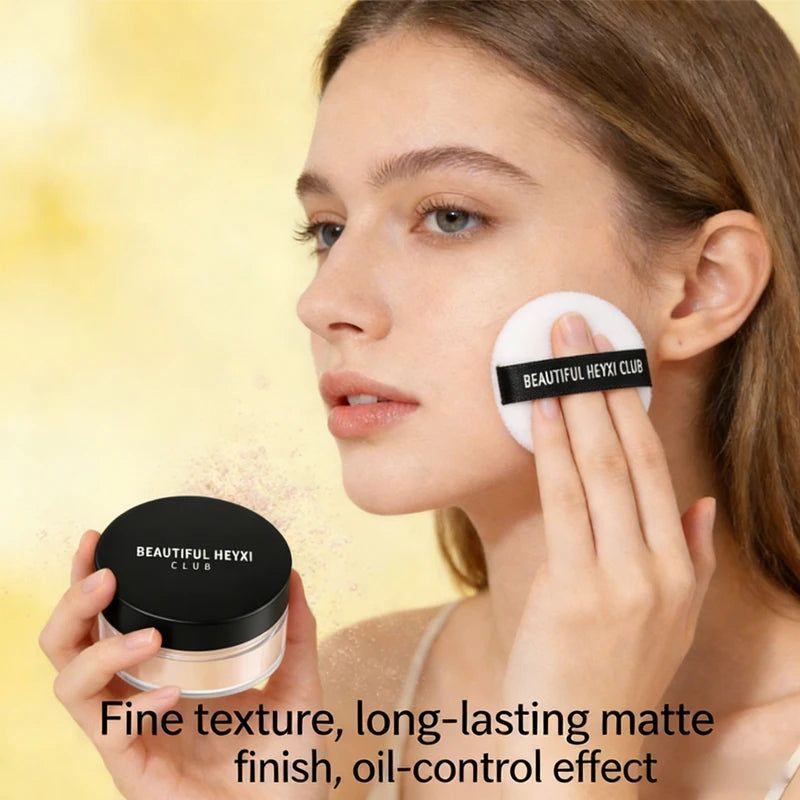 Beautiful Heyxi Loose Setting Powder Lightweight Waterproof Makeup