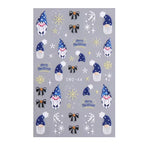 3D Christmas Cartoon Nail Art Stickers