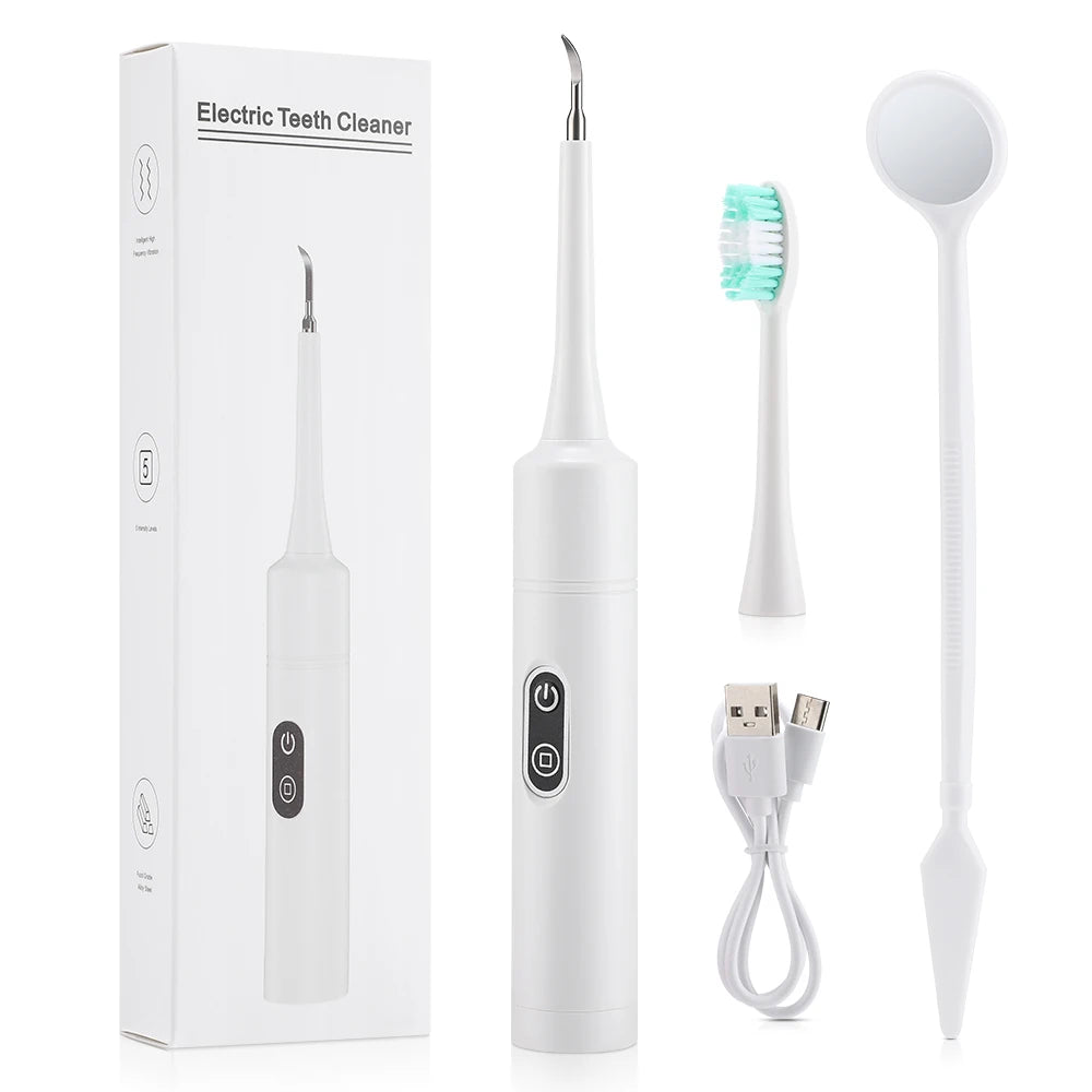 Electric Sonic Teeth Whitening and Plaque Removal Kit