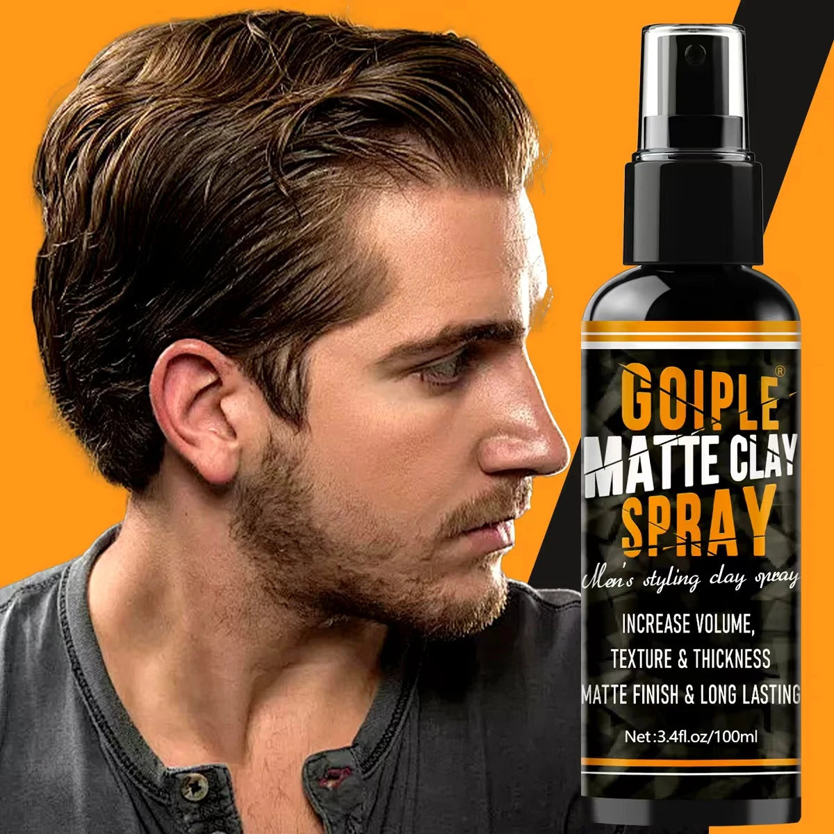 Men Hair Styling Combo Matte Clay 100g and Matte Clay Spray 100ml